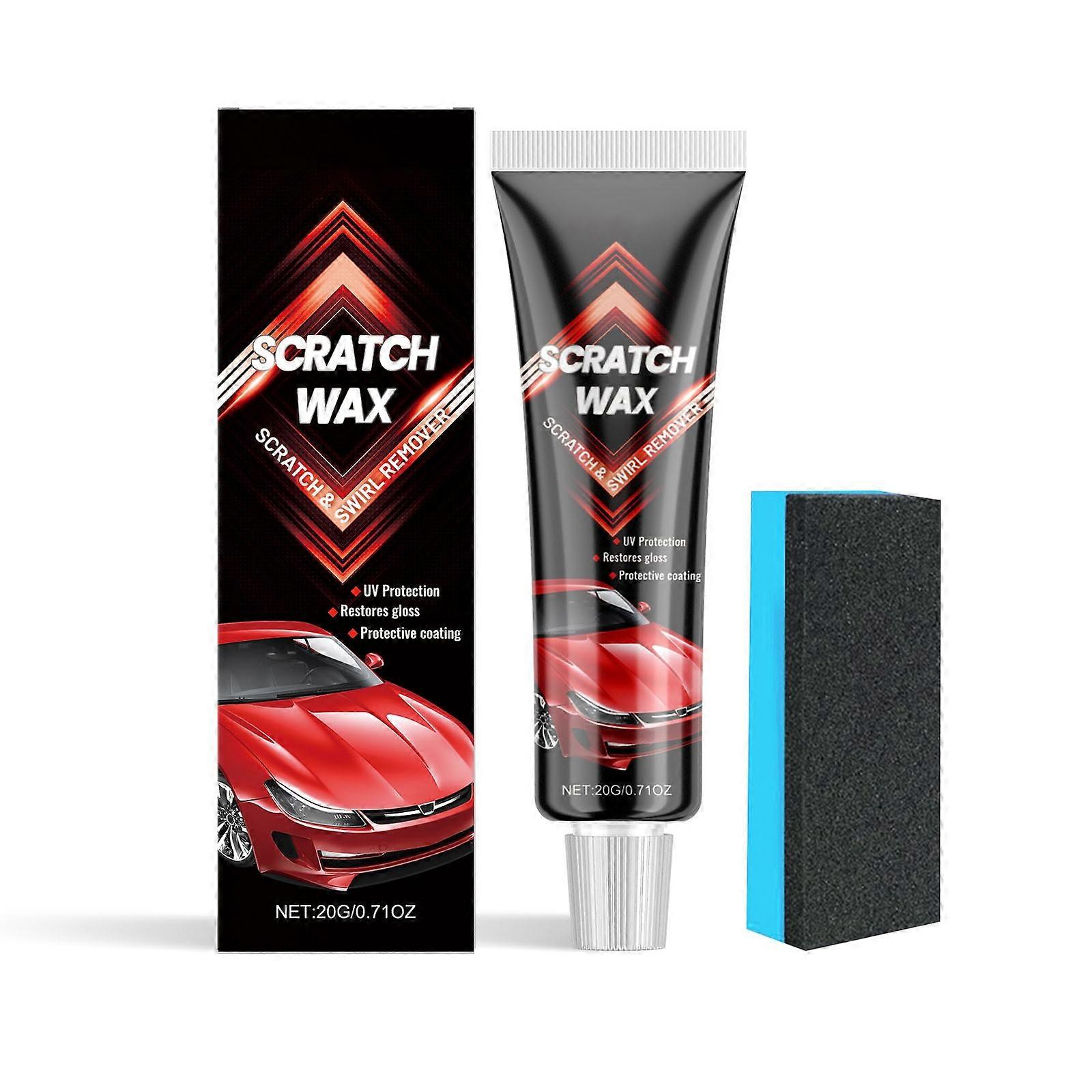 Car Paint Scratch Repair Wax – Polishing Kit with Sponge for Scratch Removal and Maintenance