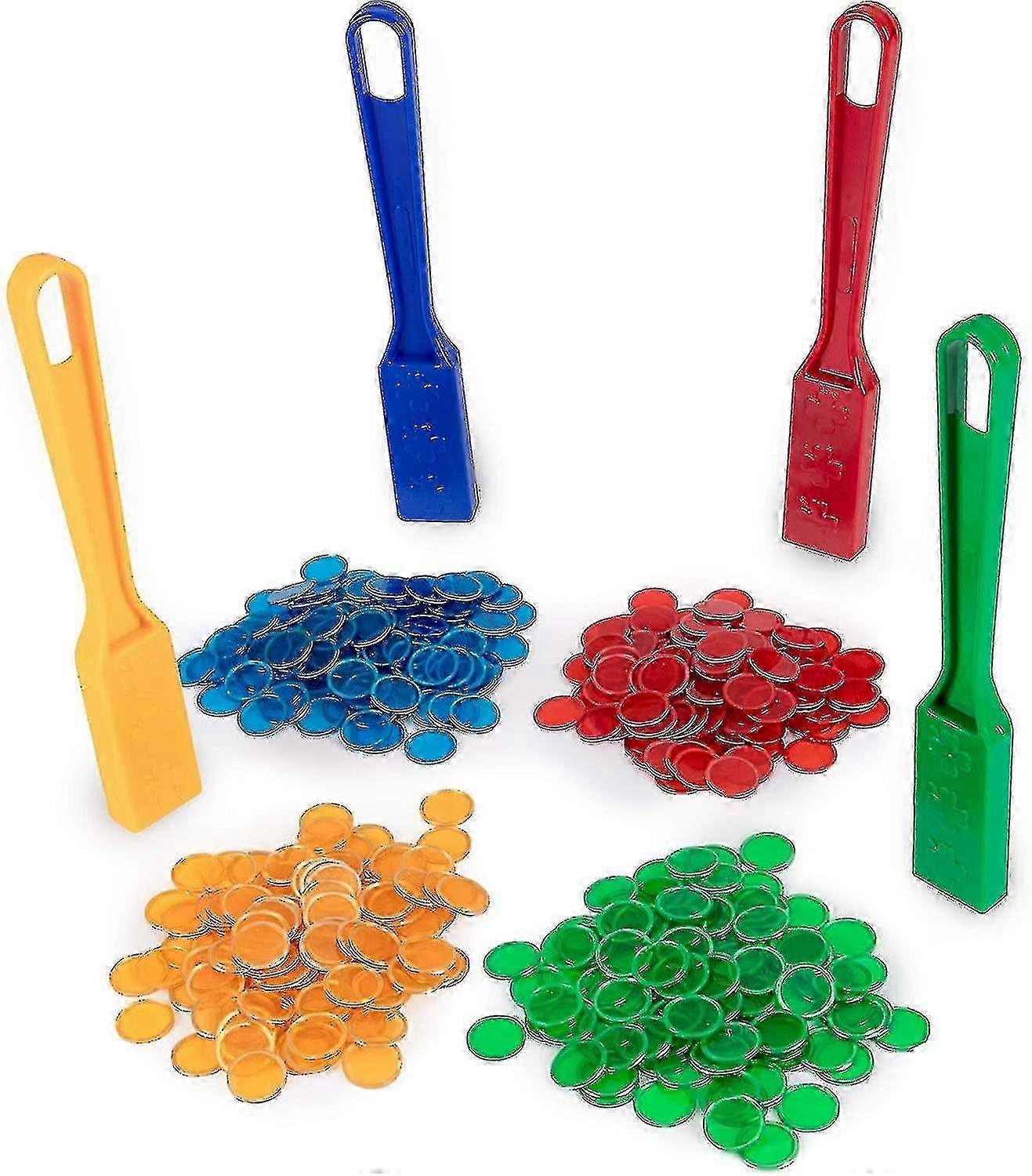 4パックマグネットビンゴワンド - シニア&ファミリーゲームナイトに最適 - 教育用STEM学習ツール