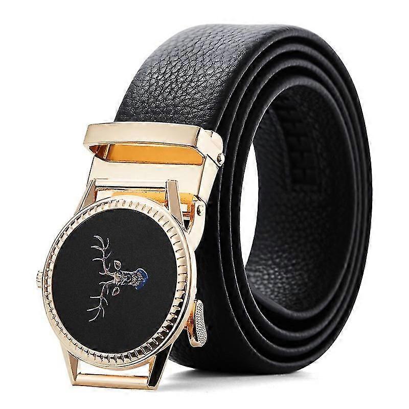 Ledergürtel Herren Echter Kopf Leder Hosengürtel Elch Personalisierter Gürtel