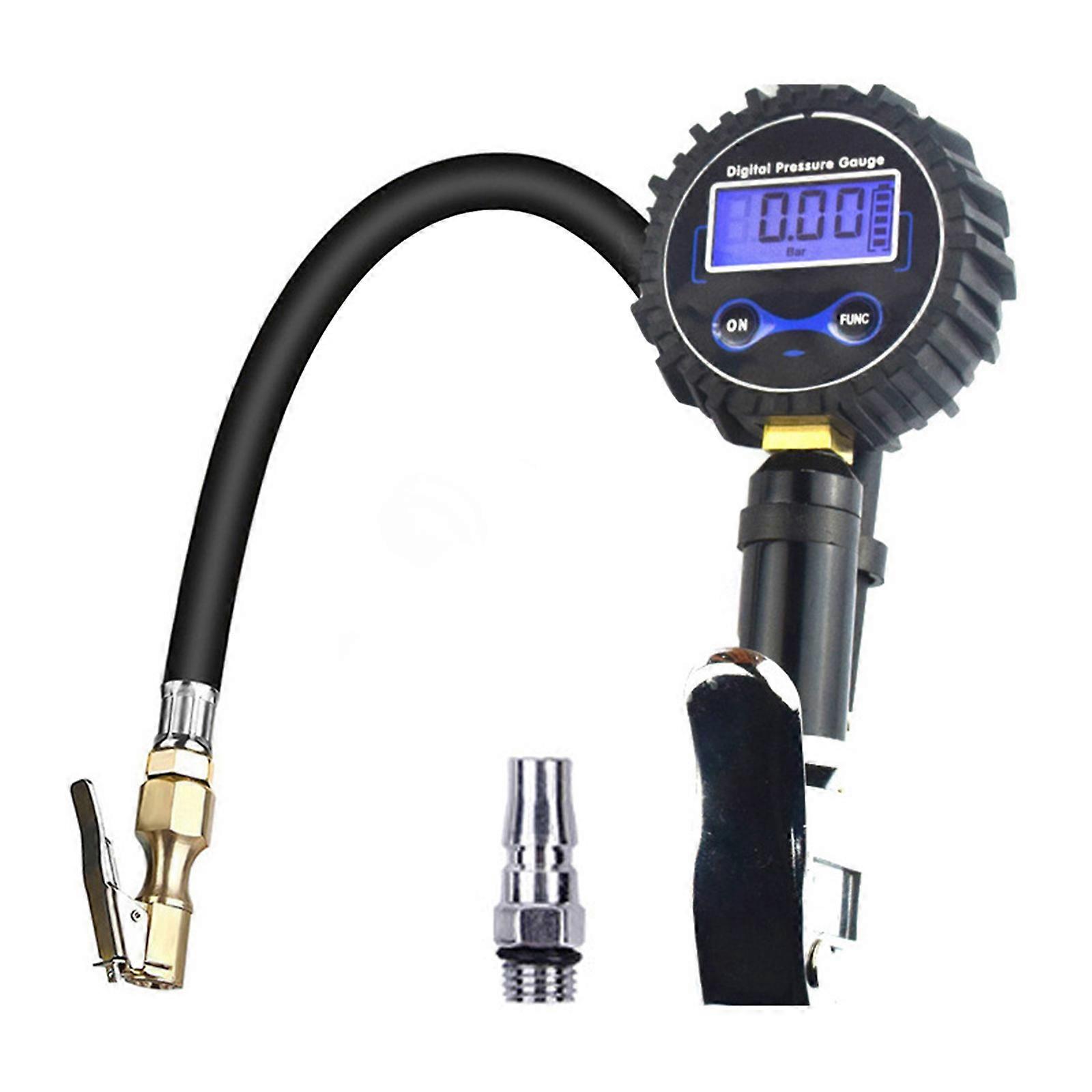 Easy to Read Digital Tyre Pressure Gauge Tester Meter with Temperature Readings Quick Response for Auto Car Maintenance