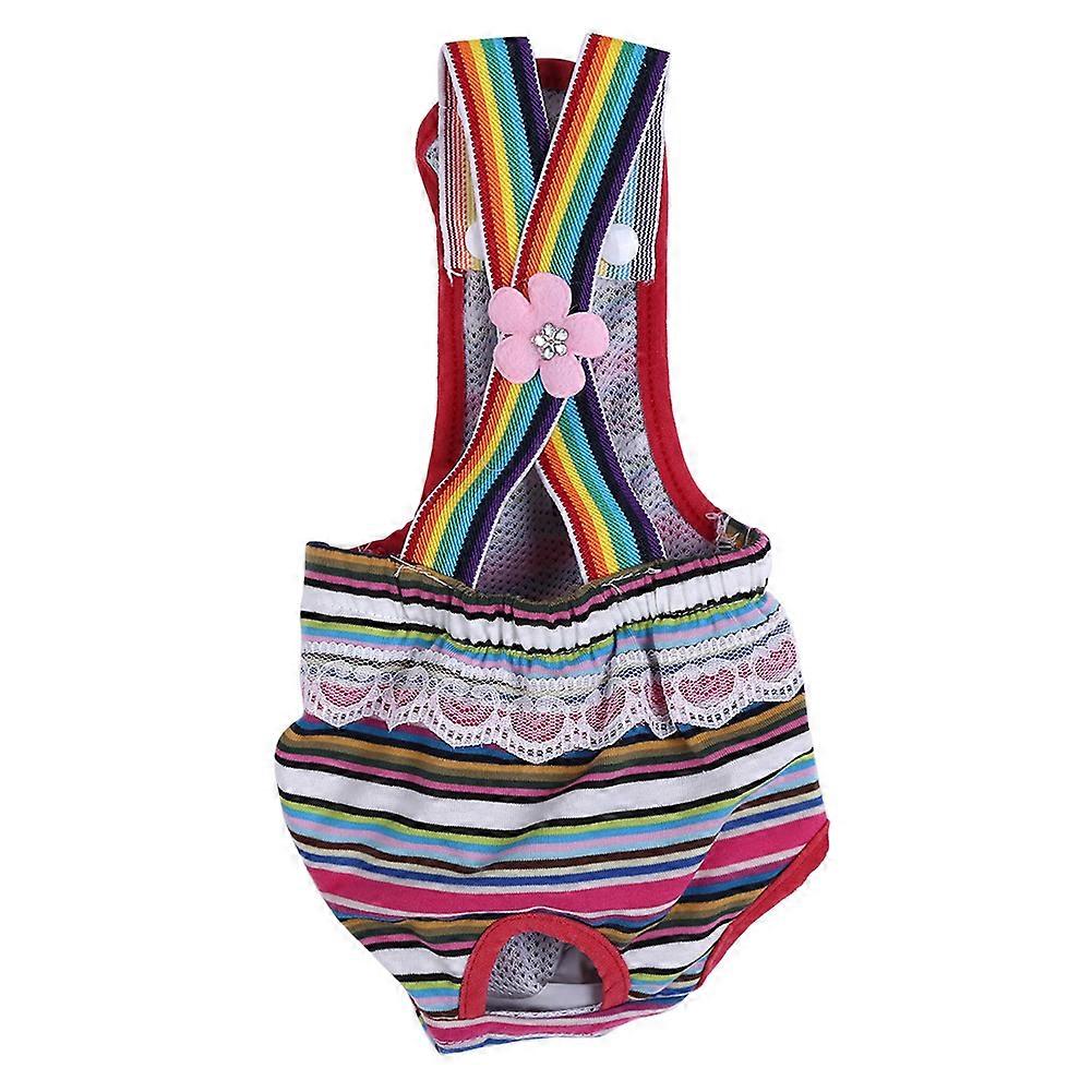 Striped Pet Diaper for Female Dogs