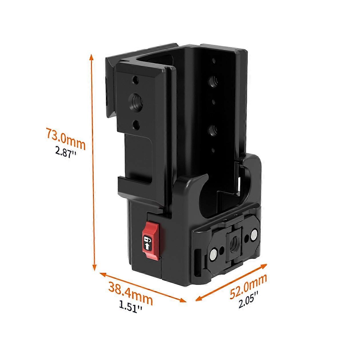 For 3 Protection Frame Aluminum Extend Adapter Quick Release Cold Shoe Mount Housing Shell Accessor