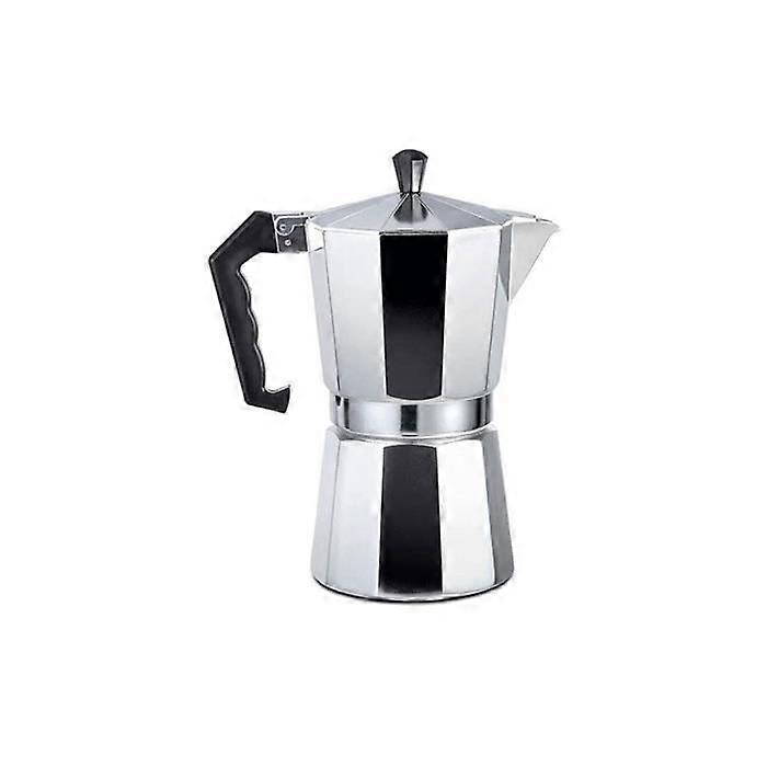 Coffee Maker - EDM - Aluminum - 6 Cups - Compatible with all types of kitchens - Chrome Multicolor