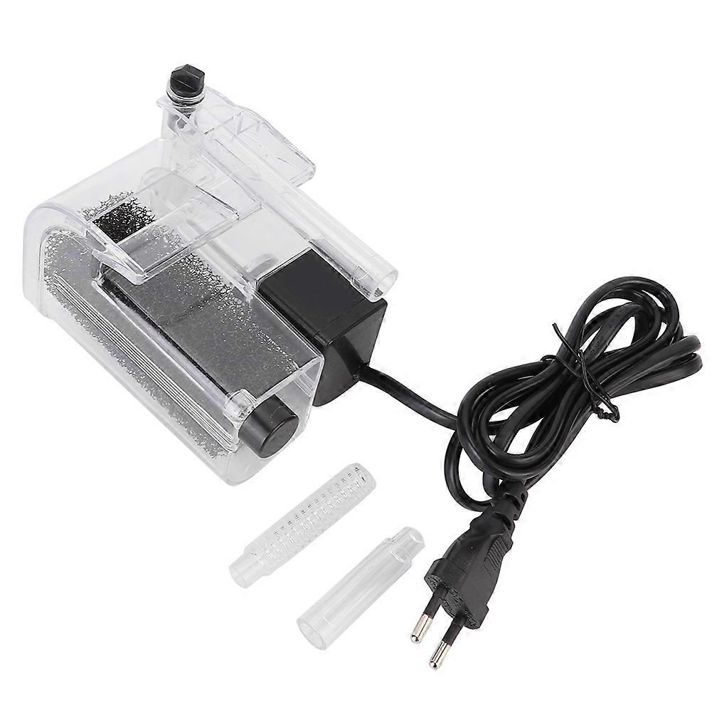 External Hanging Fish Tank Power Filter with Oxygen Air Pump for 10-55 Gallon Aquariums, Adjustable Flow Rate, Quiet Operation