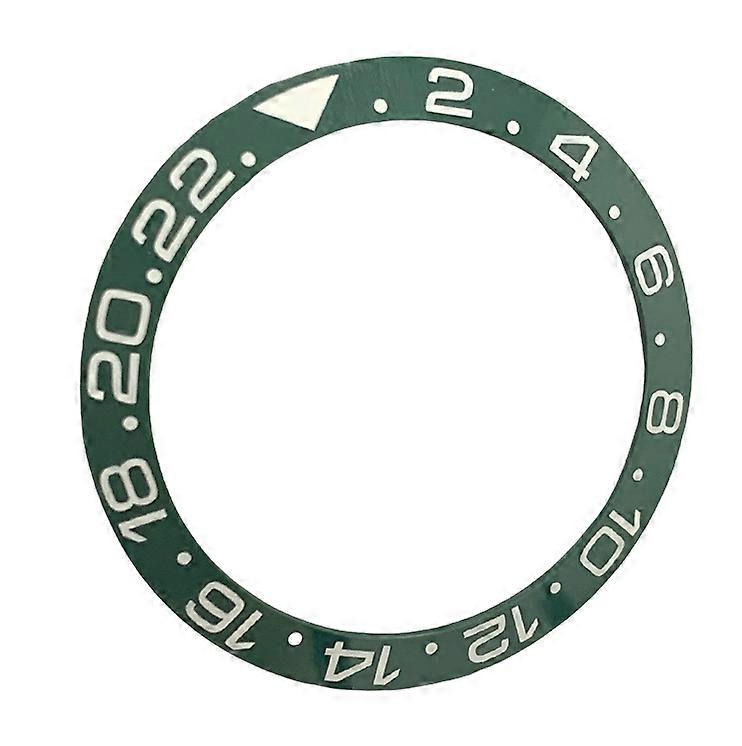 38mm Outer 30.5mm Inner Ceramic Bezel Insert GMT Green for Watch