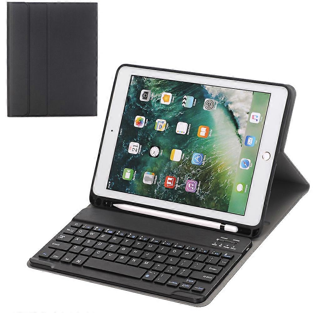 Detachable Folio Cover: Wireless Detachable Keyboard Case For Ipad 9Th Generation, Complete With Pencil Holder, Long-Lasting Battery, And Three
