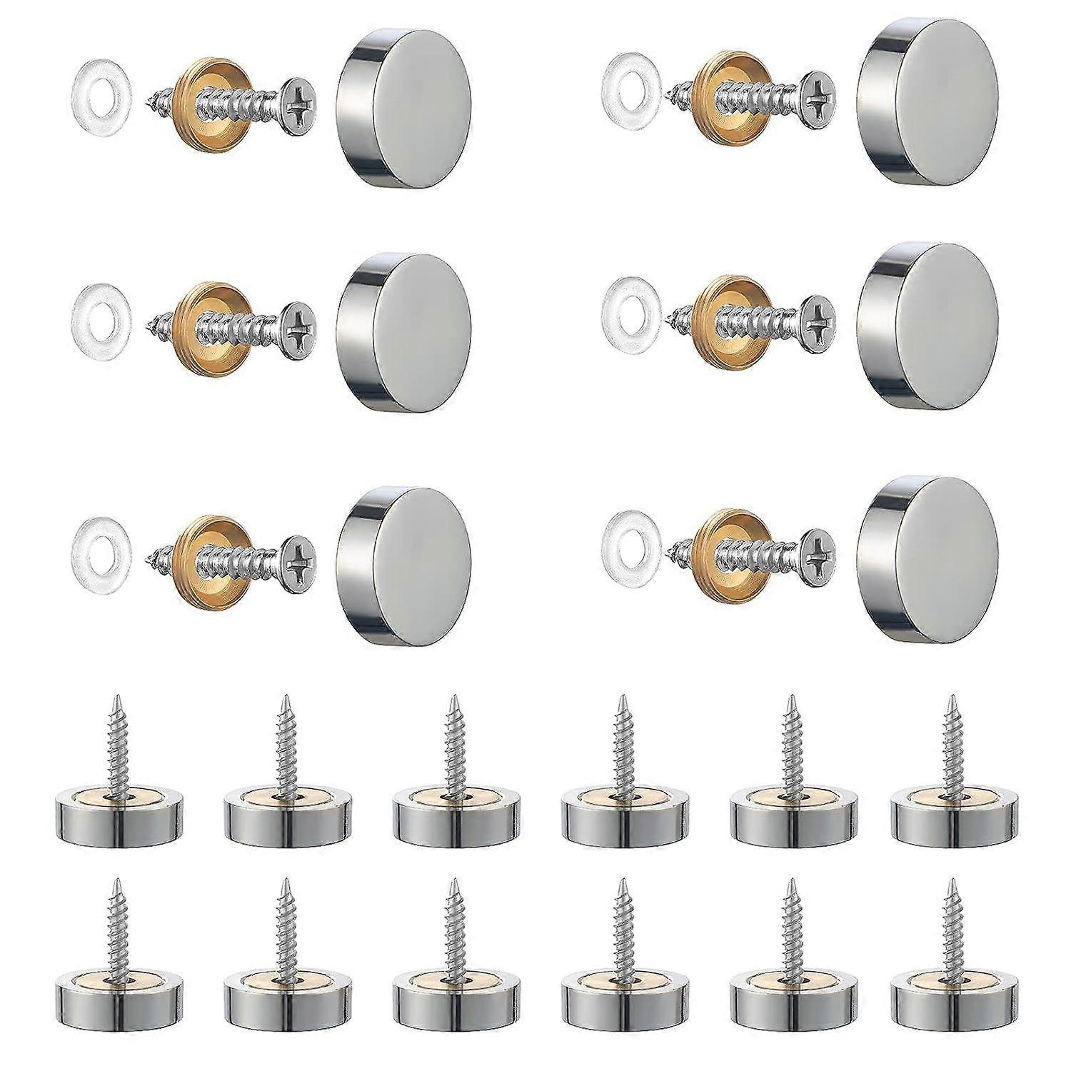 20-Piece Decorative Screws, KkvoGmle, Silver