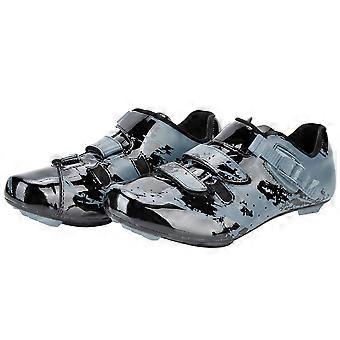Boodun Outdoor Sports Road Cycling Bike Bicycle Shoes Breathable Racing Shoe(Black Gray 41)