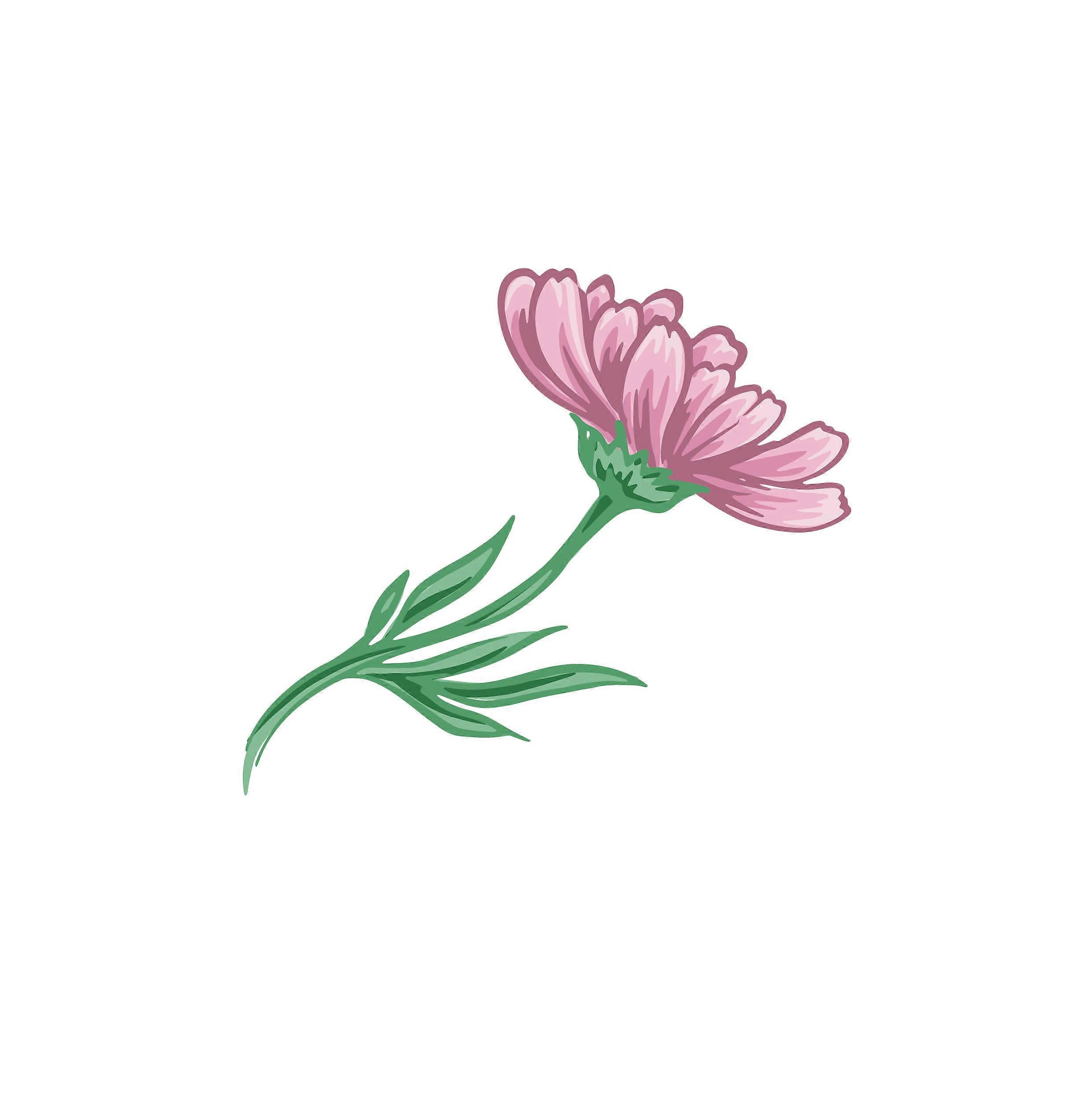 Iron-on patch Realistic Gerbera Flower