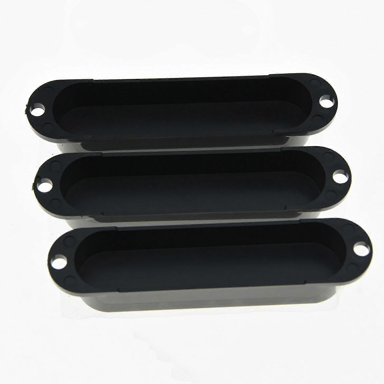 Black Closed Single Coil Pickup Cover Sealed Pickup Covers