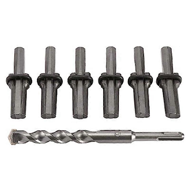 Stone Splitter Hand Tool Kit Stone Splitter with Drill Bit Tools for Splitting Rock Concrete Marble