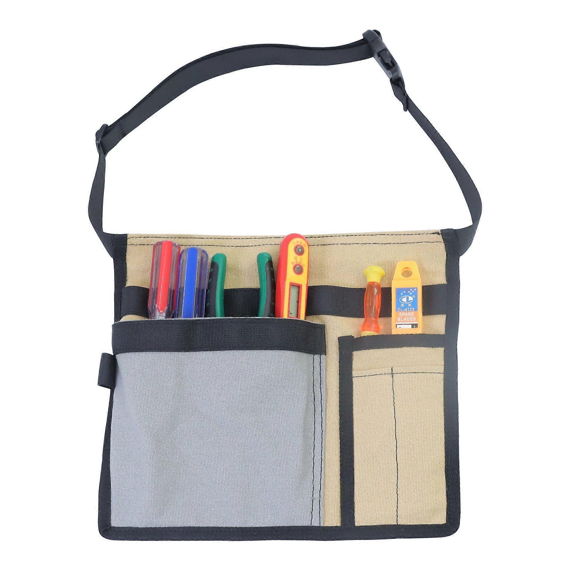 Outdoor Multi-pocket Canvas Gardening Tool Bag Tool Storage bag