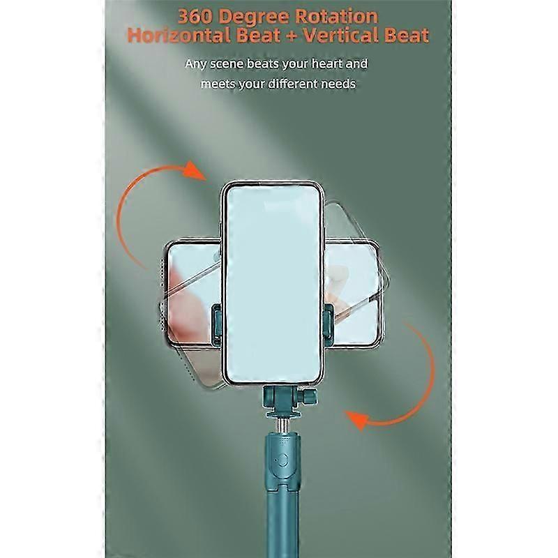 Selfie Stick-Degree Photo Holder Lengthened Tripod Live Broadcast Foldable Mini Tripod Expandable M