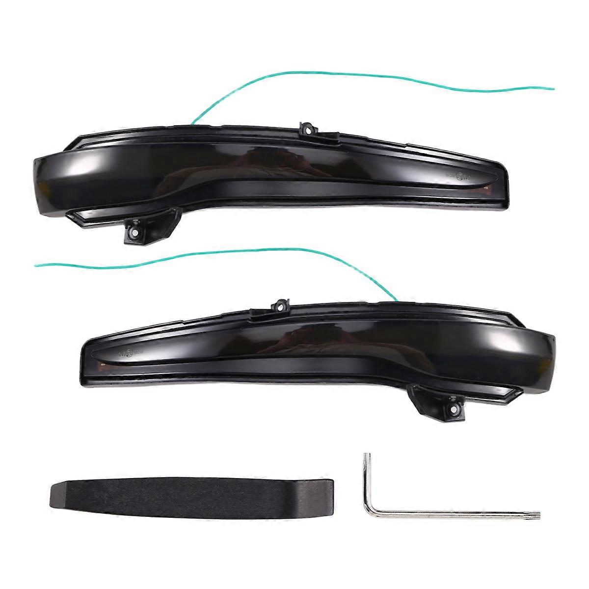 Car Dynamic Rearview Mirror Lamp Turn Signal Lights LED Indicator Lights Bicolor Light for W205 W22