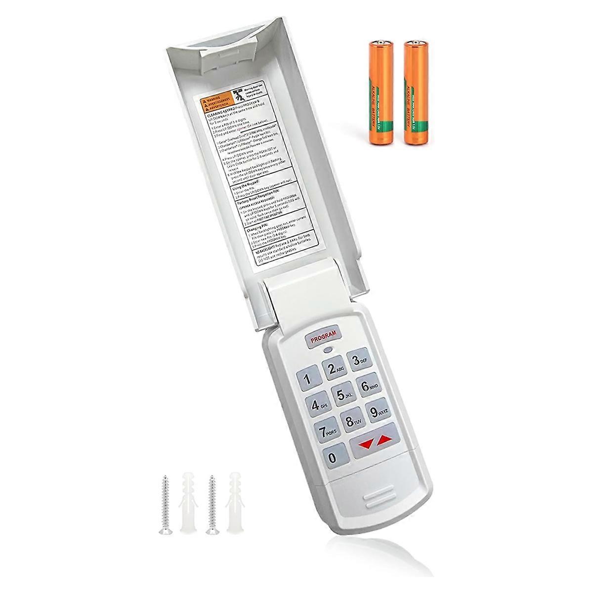 Garage door opener keypad replacement