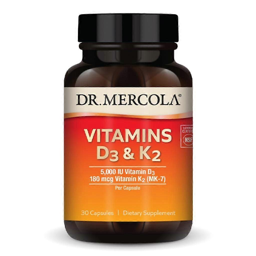 Dr. Mercola Vitamins D3 & K2 Capsules 30