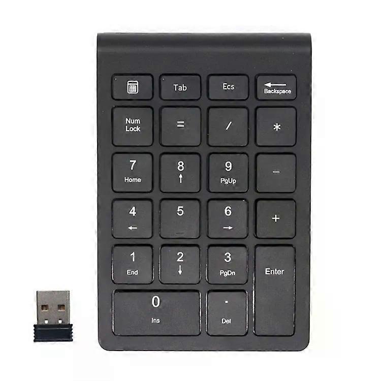 Mini Wireless Keyboard-22 Keys,2.4G Connectivity,Black