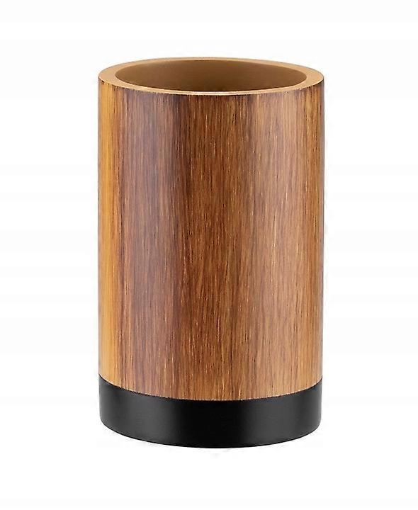 KADAX Kubek Pojemnik Na Szczoteczki Wzór Drewna