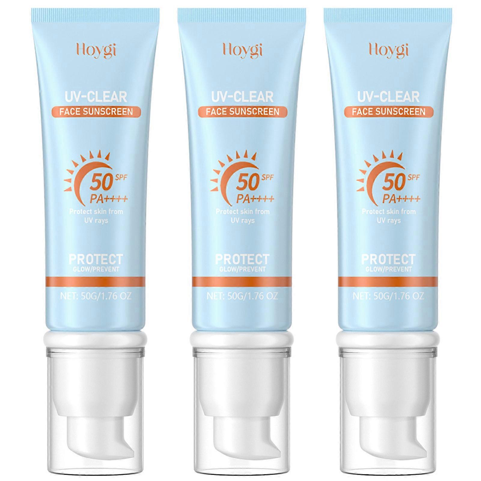 UV Clear Sunscreen SPF50 Mineral Face Sunscreen Hydrating Sun Essences Face Protector UVA/UVB Protection