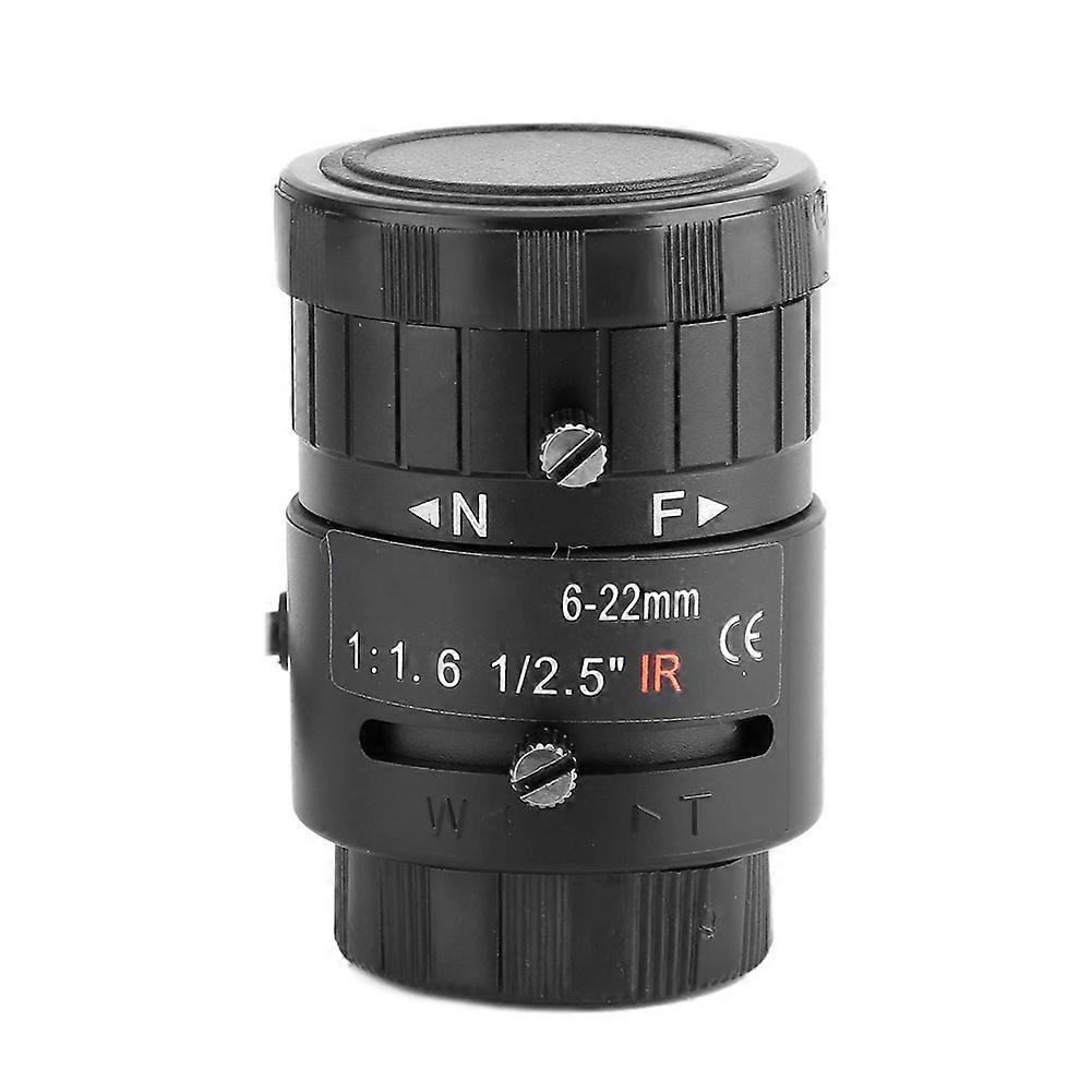 Auto Aperture CCTV Security Camera Zoom Lens 5MP 6-22mm 1/2.5