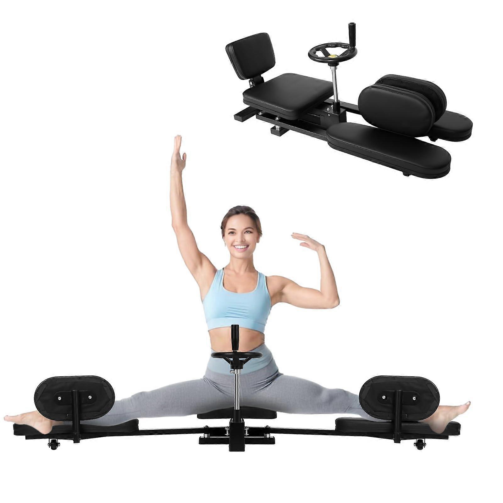 330 lb Leg Extension Machine - 240° Hip Stretch, Enhance Flexibility for Ballet, Dance, Yoga, Gymnastics and Fitness Training