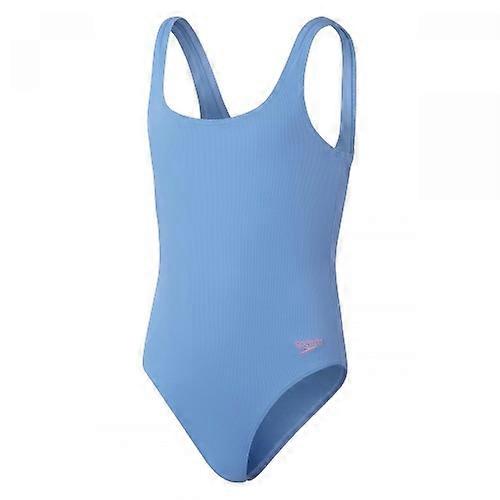 Speedo Girls Textured One Piece Swimsuit