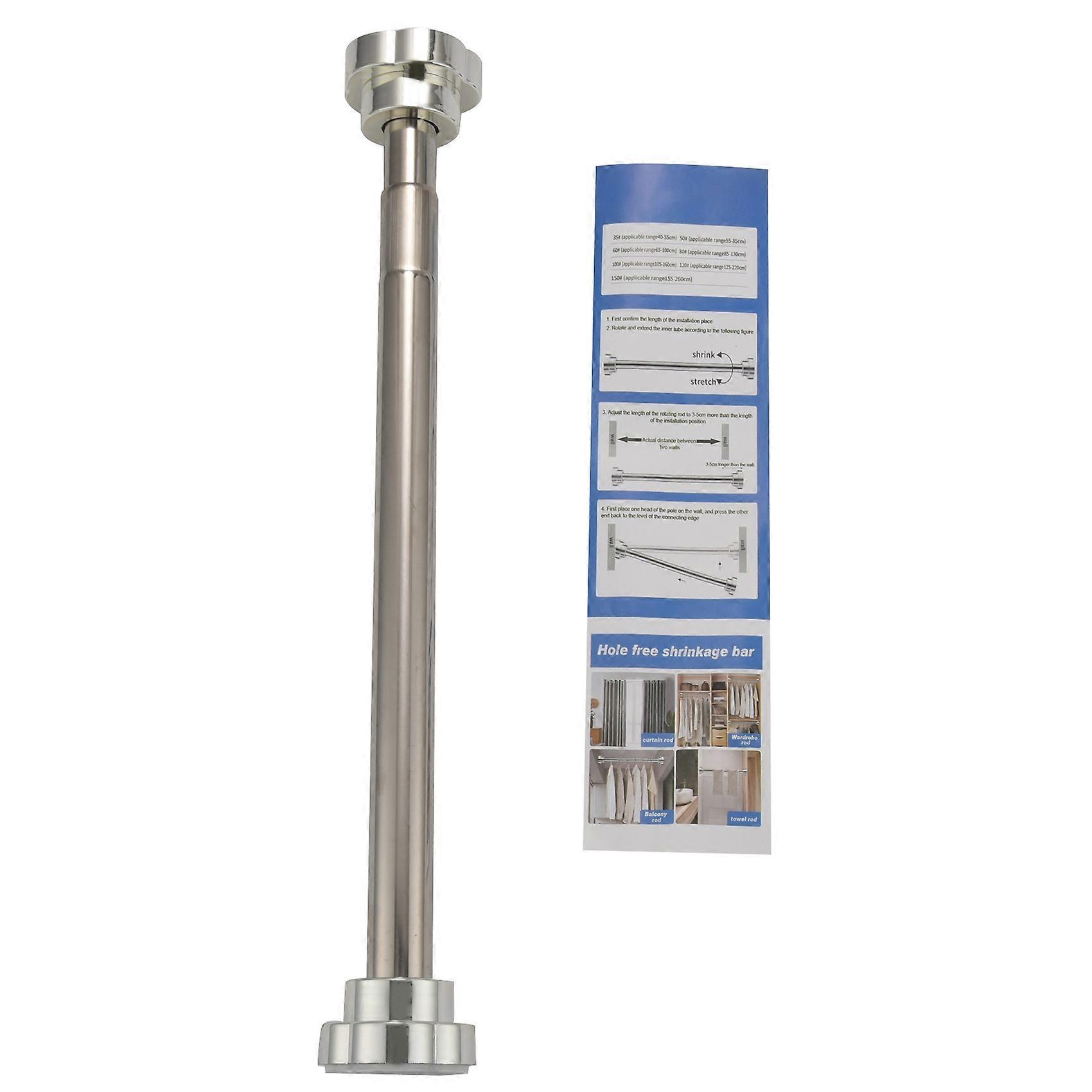 Extendable Clothes Drying Stainless Steel Rod for Bathroom 40-55cm