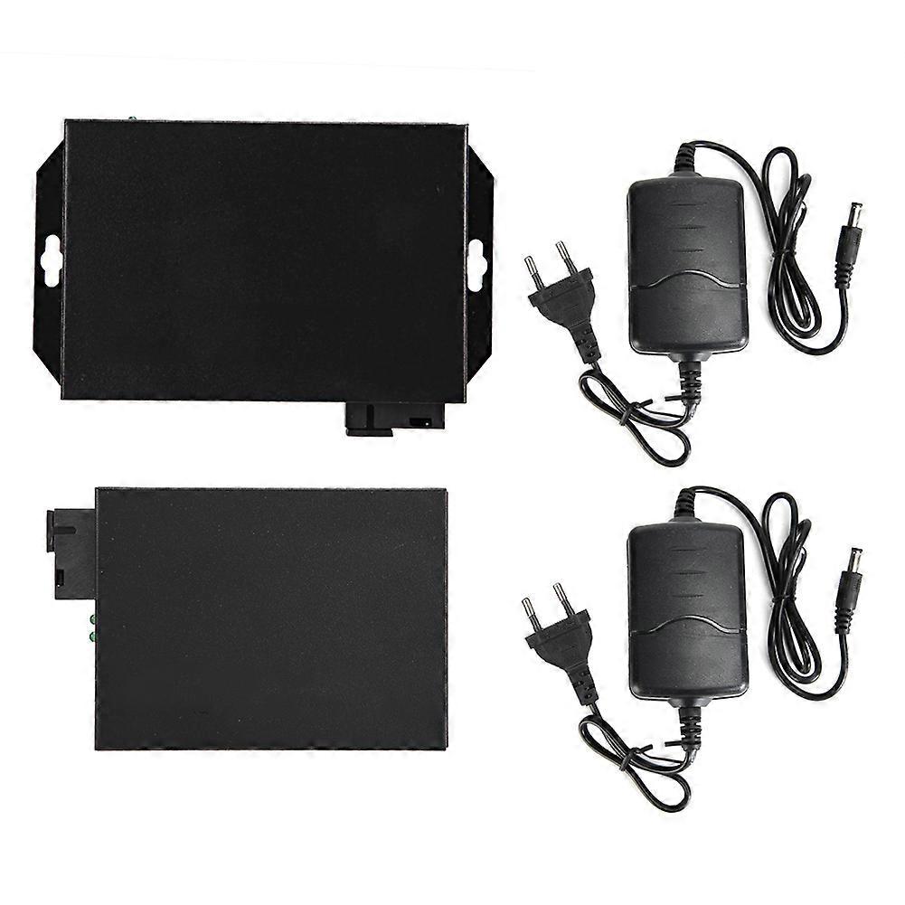 Singlemode Fiber Media Converter - Auto-Adapt 10/100/1000Mbps with LED Diagnostics