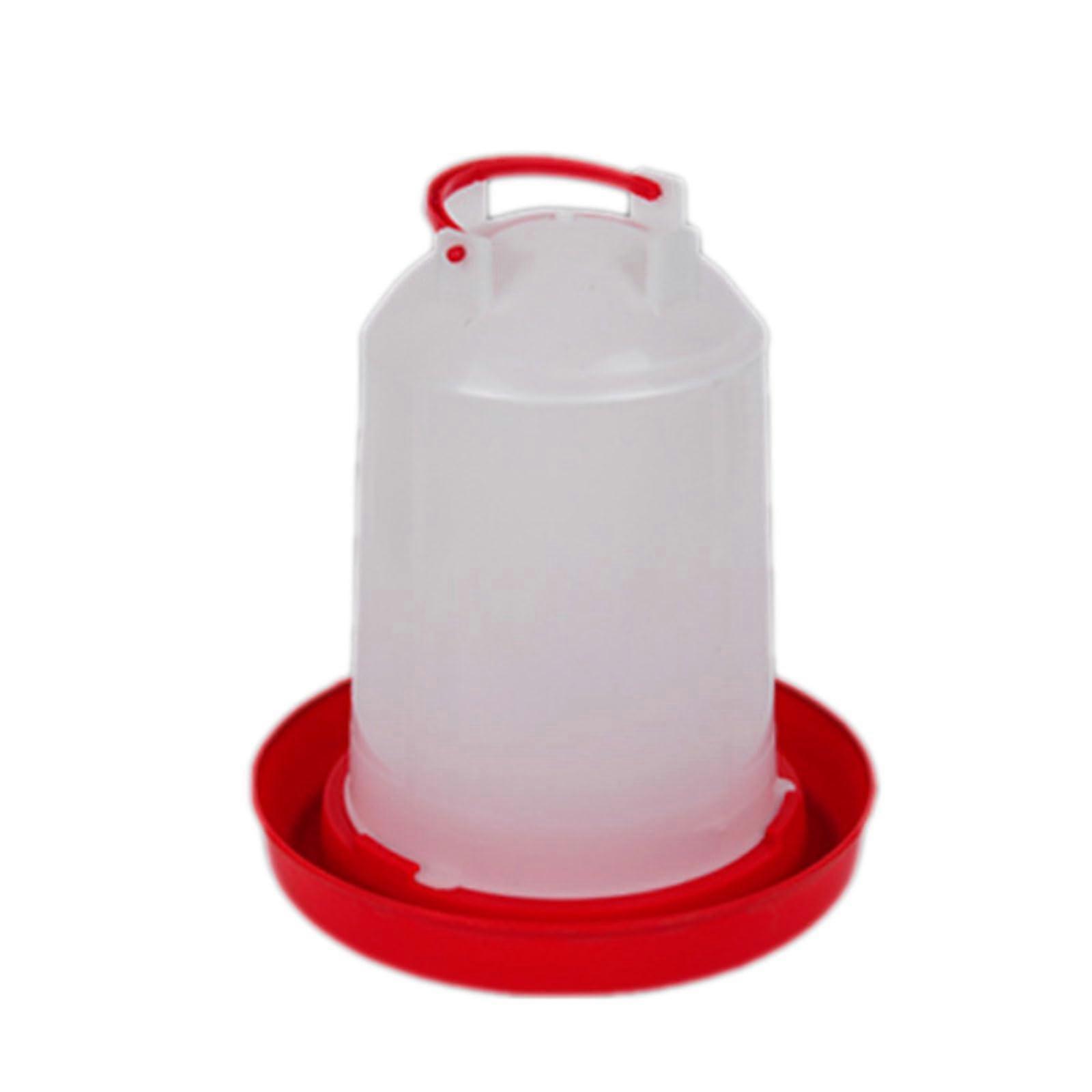 Automatic Fountain Waterer for Poultry No More ThirstyChickens Ducks and Geese Automatic Water Dispenser Chicken Waterer, 6L