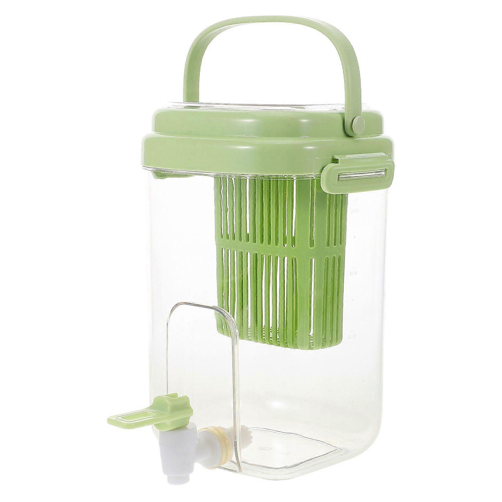 Large Capacity Cold Water Kettle With Convenient Faucet For Refrigerator Plastic Jugs Cold Kettle With Faucet Cold Water Kettle With Faucet