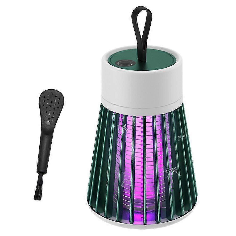 UV Light Enhanced Foldable Electric Fly Swatter Trap with Rechargeable Battery for Insect Elimination