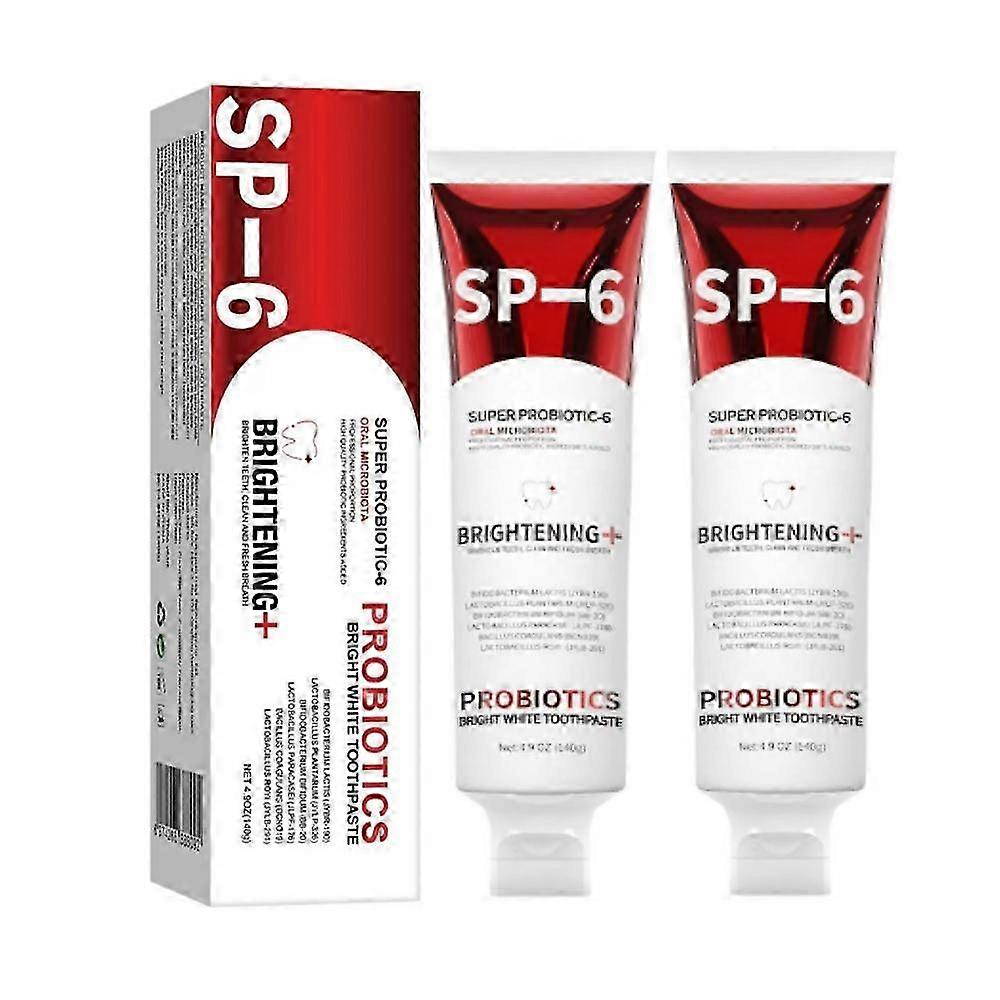 1/2/3Pcs SP-6 Probiotics WhiteningToothpasteBrightening & Stain Removing Toothpaste