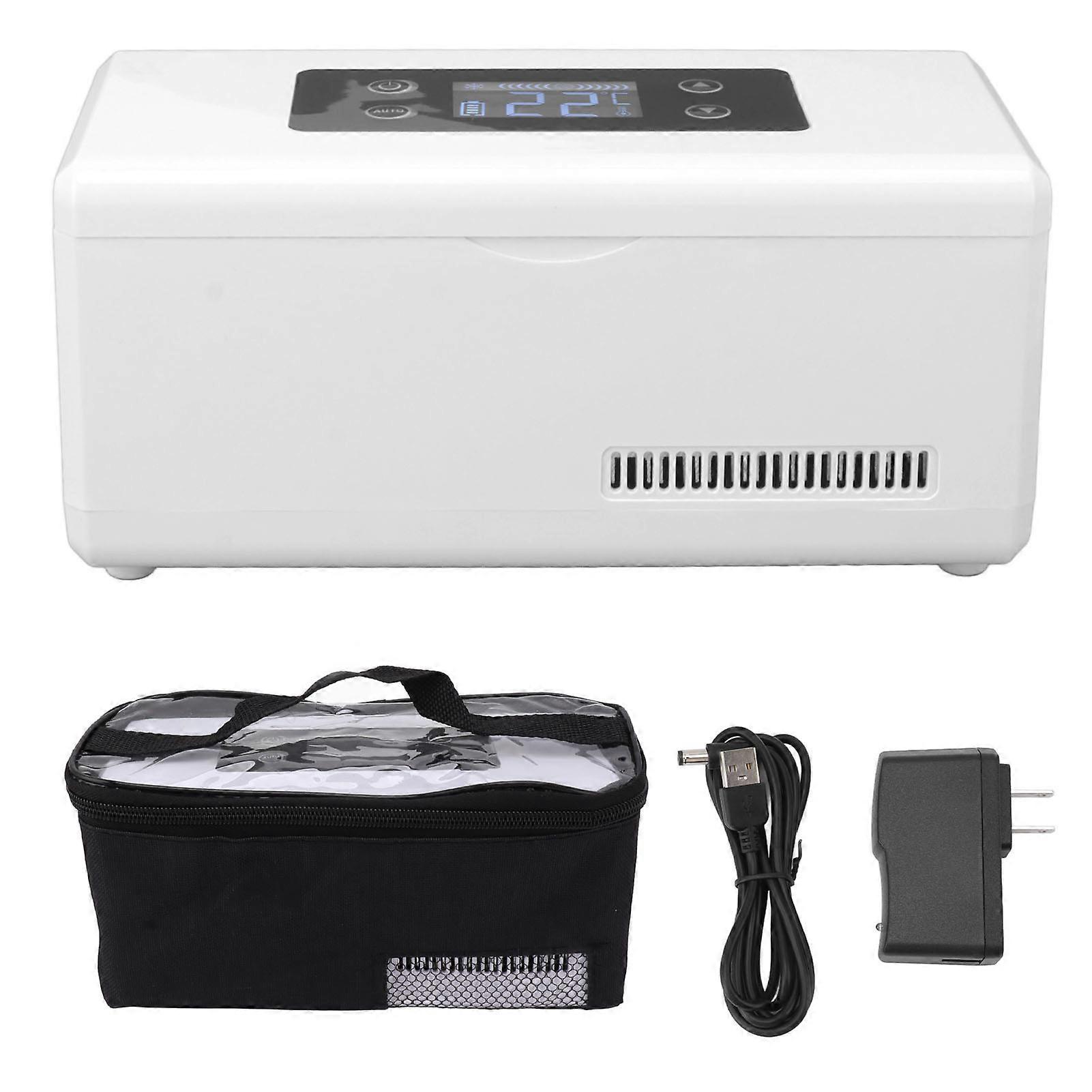Portable Refrigerator Mini Insulin Cooling Device Insulated Box with USB Cable