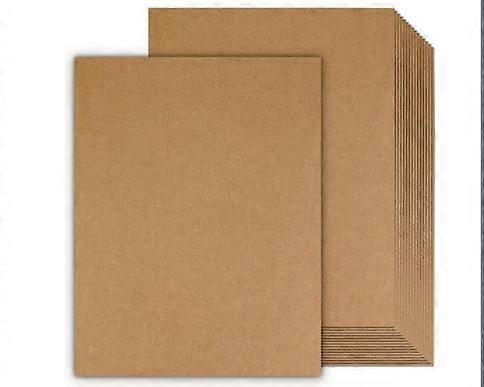 100pcs Kraft Paper Sheets: 150gsm Cardstock for Crafts DIY Scrapbooking Invitations and Handmade Projects A4 Brown Cardboard Paper