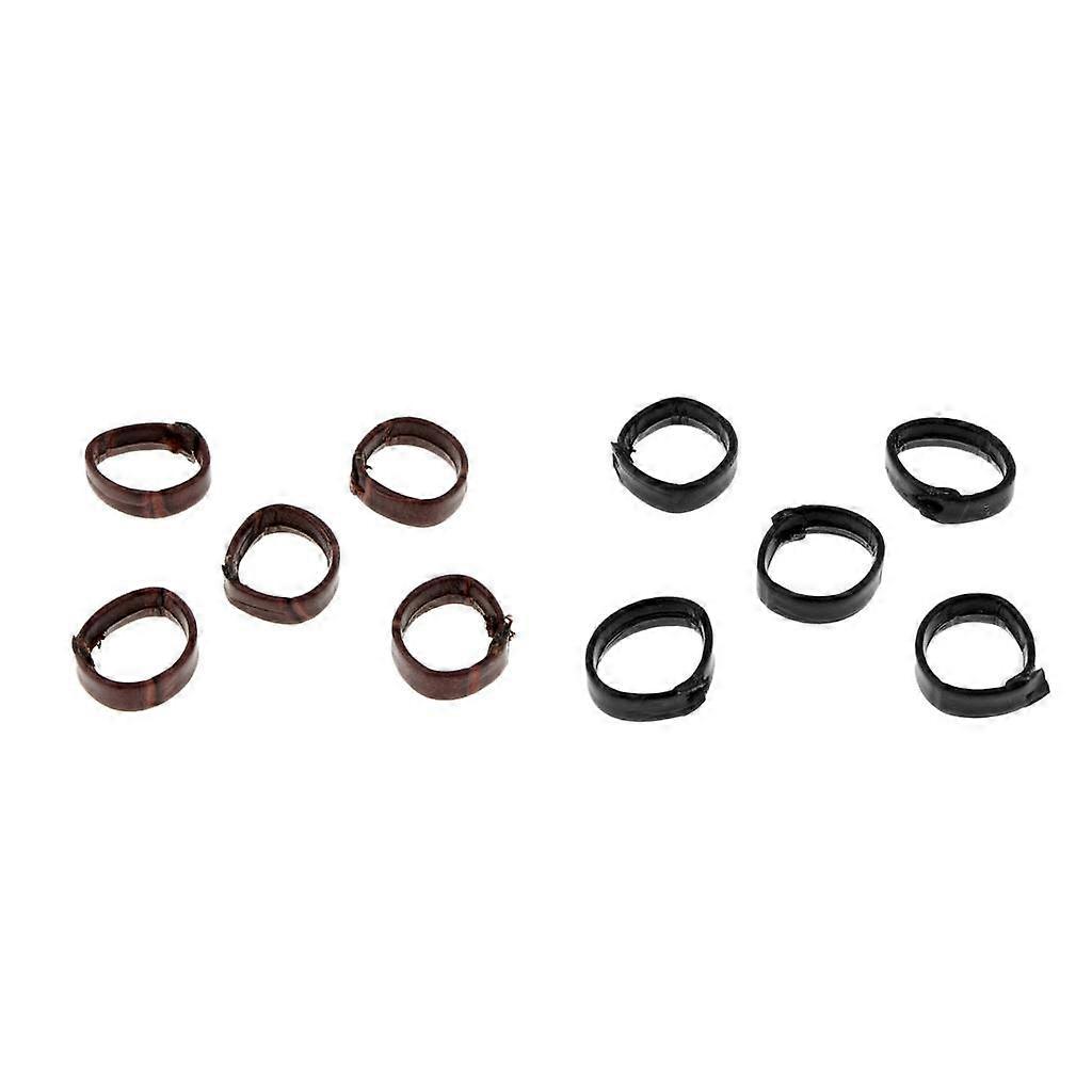 10 Pieces 22mm PU Leather Watch Band Watchband Replace Clasp Ring Loop