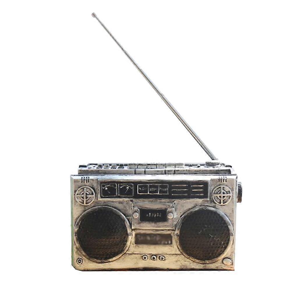 Radio Model Vintage European Style Radio Model Resin Display Ornament Craft Home