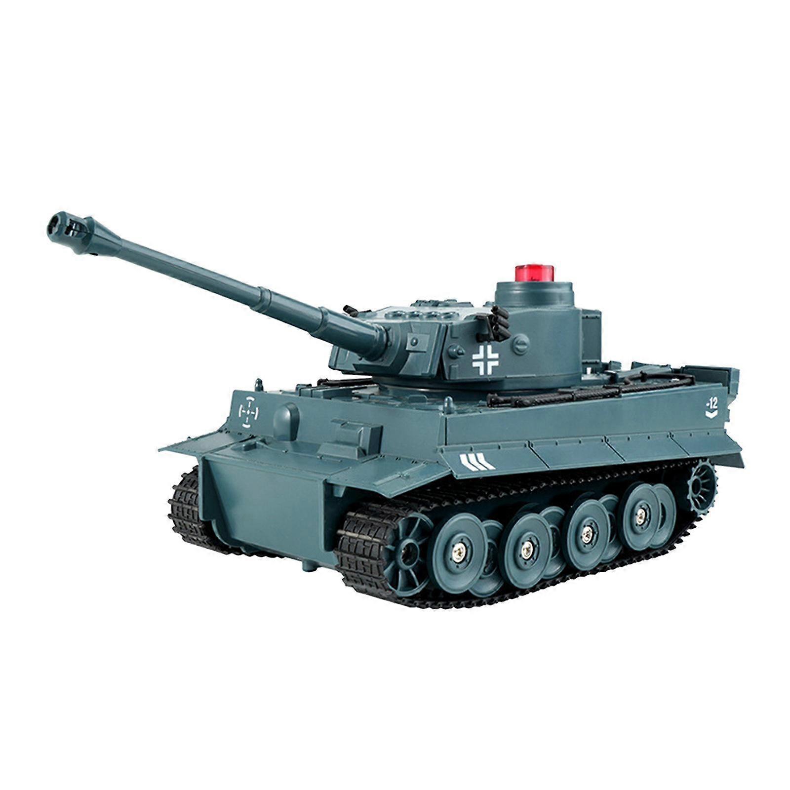 RC Panzer Fernbedienung Kampfpanzer Spielzeug, das mit Lichtern und Sounds RC schießt
