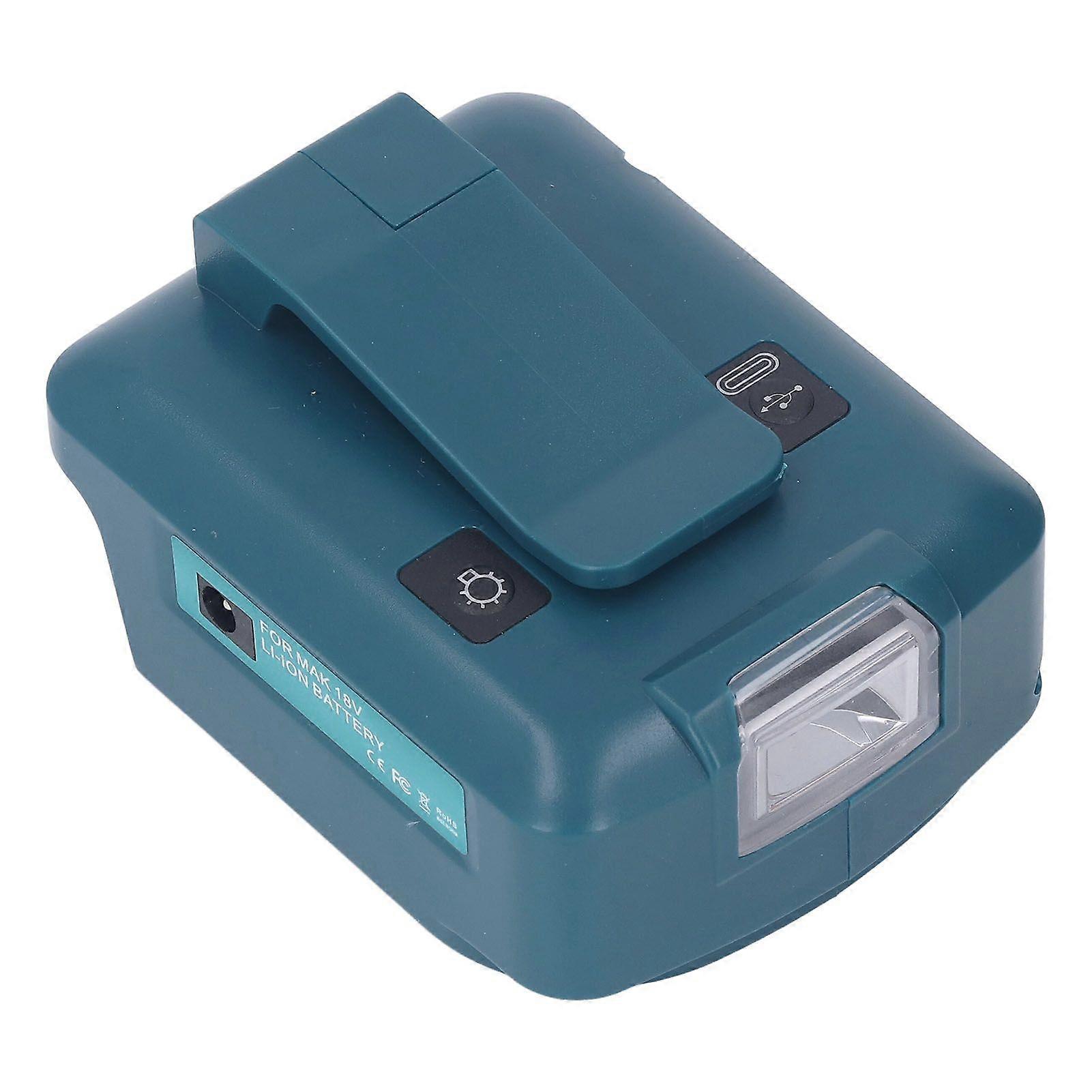 2025 Latest Model  200lm Battery Adapter LED Work Light DC Port USB Type C