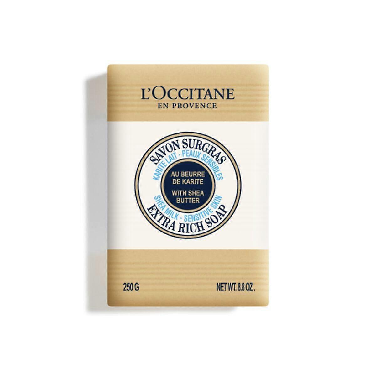 Shea Butter Extra-Gentle Solid Hand & Body Soap - Citrusy Verbena, Relaxing Lavender, Vegan Vegetable-Based Formula