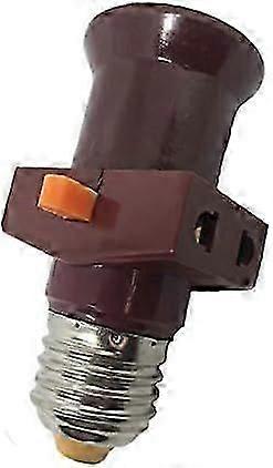 4.2cm E27 screw thief socket with switch 6A