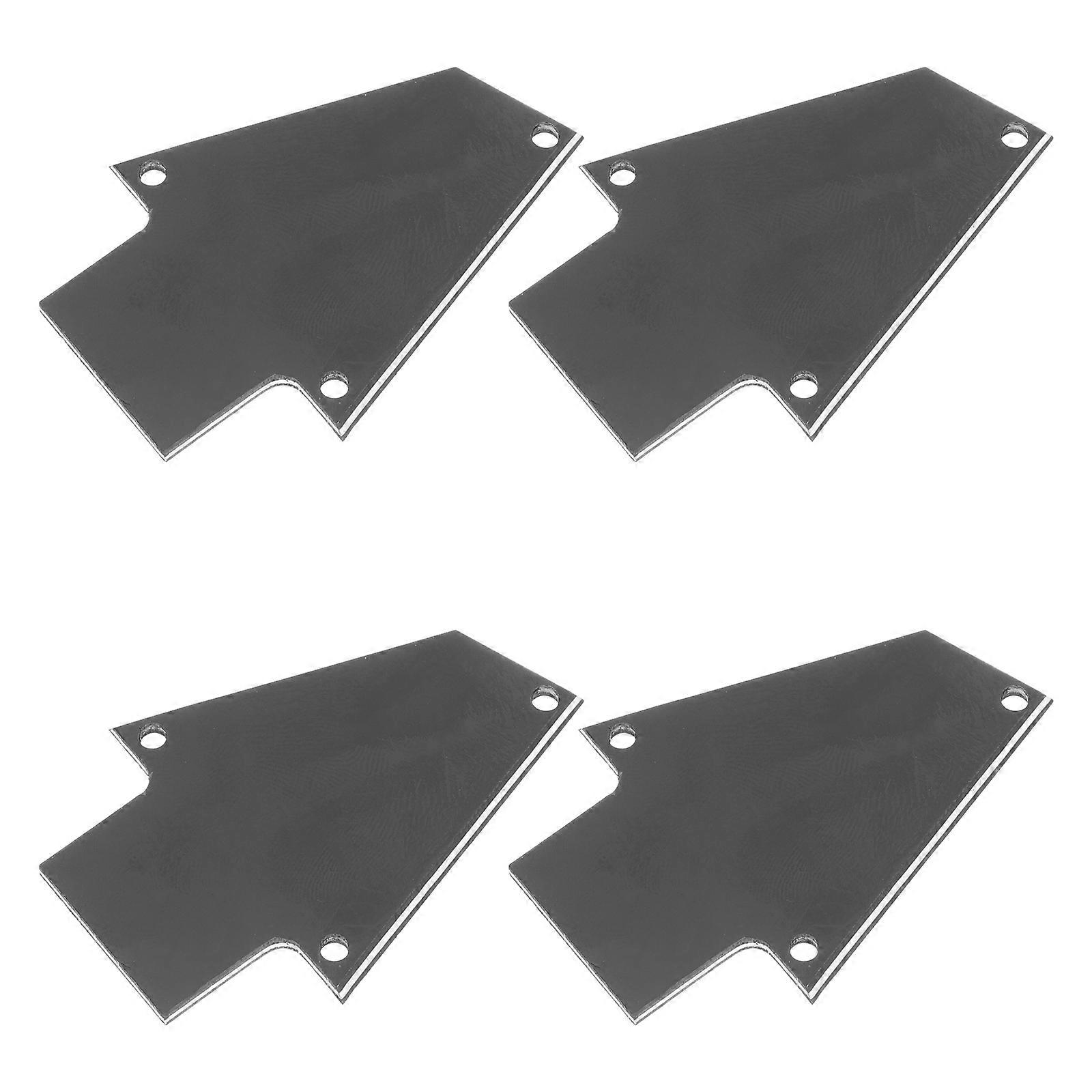 Pack Truss Rod Covers for Guitar and Bass – Durable Replacement Parts with Smooth Edges and Ergonomic Design for Easy Installation on Electric