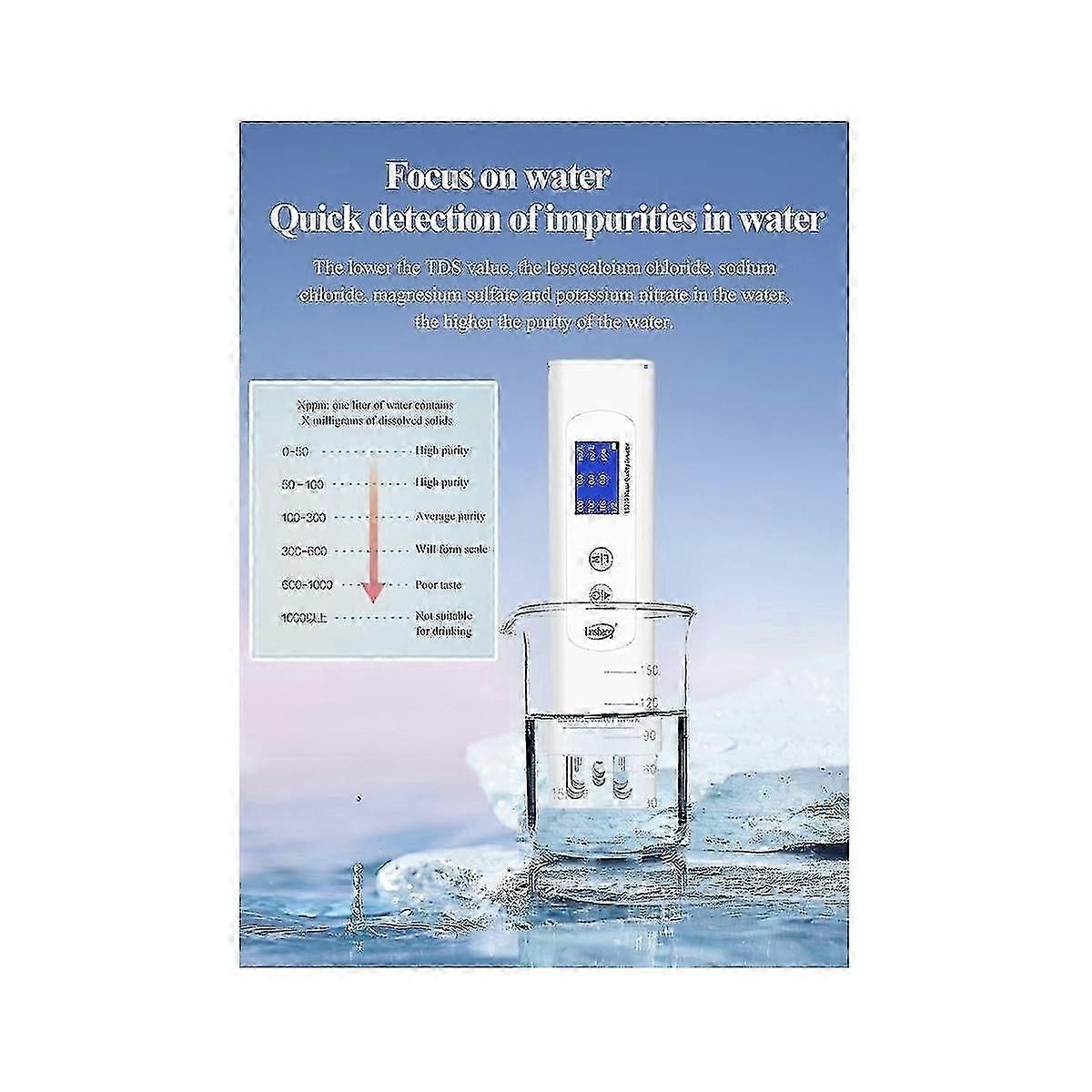 LS310 , TOC, UV275, TDS Meter Digital Water Tester for Drinking Water, Surface Water
