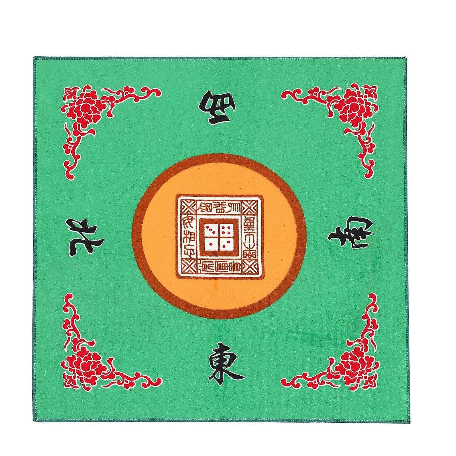 1pc Square Mahjong Game Tablecloth Poker Game Table Cloth Anti-skid Tablecloth