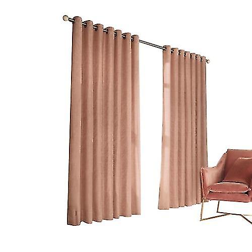 ファーン ヒマラヤ ジャカード デザイン アイレットカーテン (ペア)