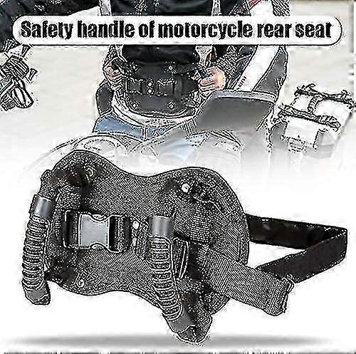 Child Motorcycle Harness, Non-slip Passenger Motorbike Belt with Durable Handle, Adjustable Motorbike Belt Bands Suitable for Various Age Gr
