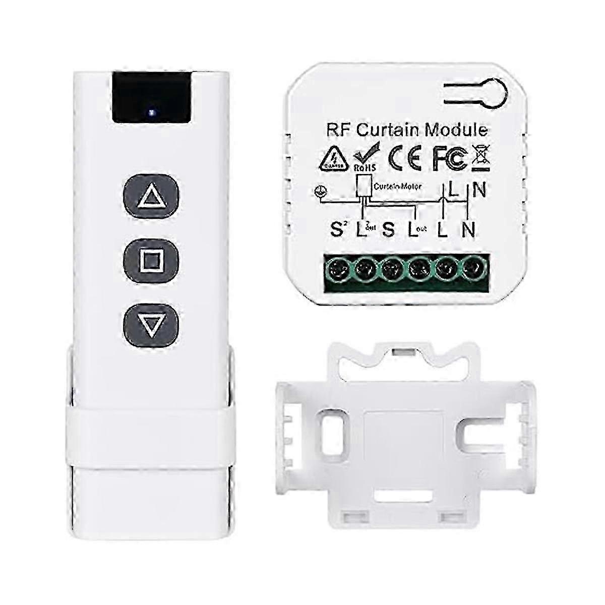 Smart WiFi Curtain Switch Controllers for Roller Blinds and Shutter Motors with Remote Control via Smart Life App