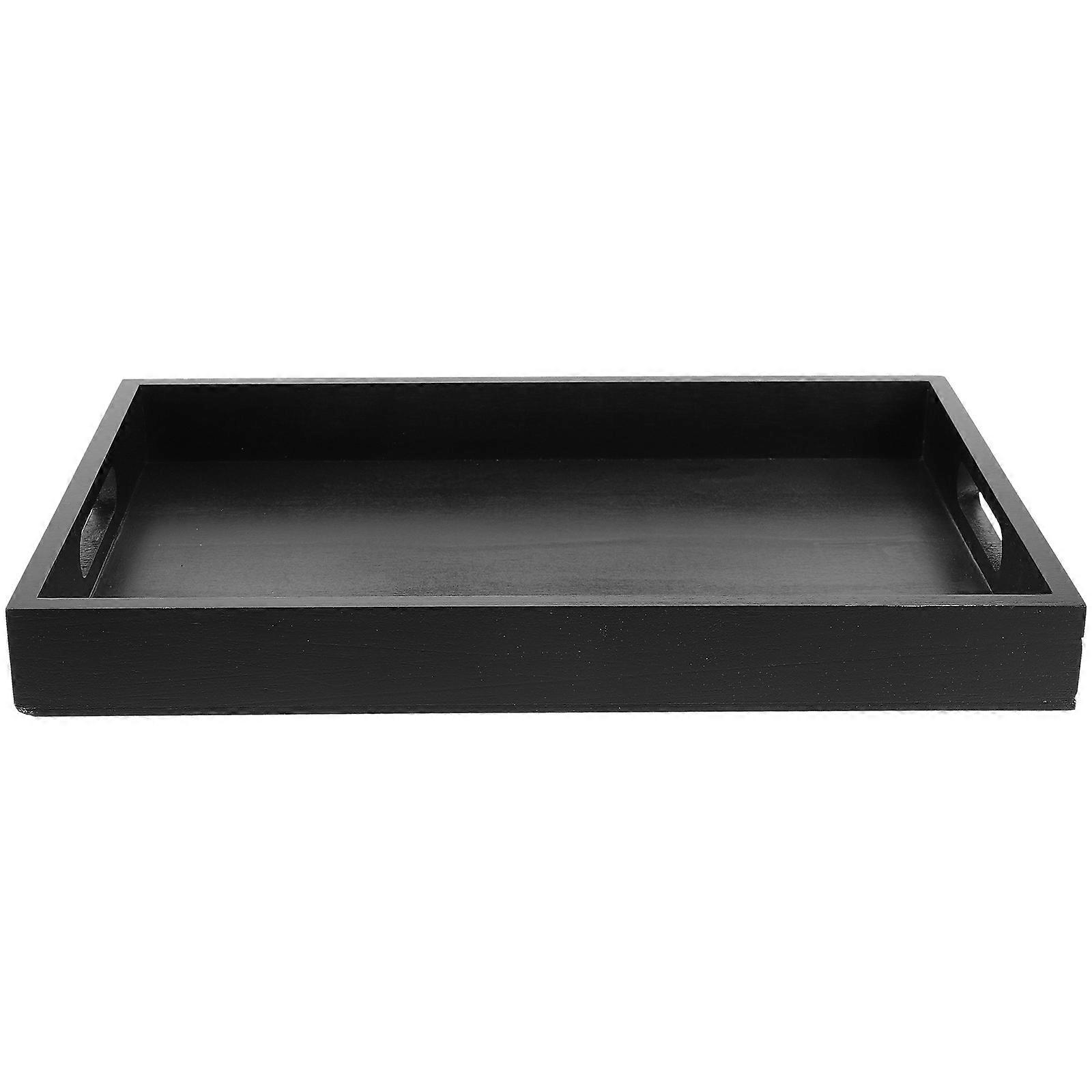 Wooden Rectangular Platter, Great for Hosting Events and Enhancing Home Decor