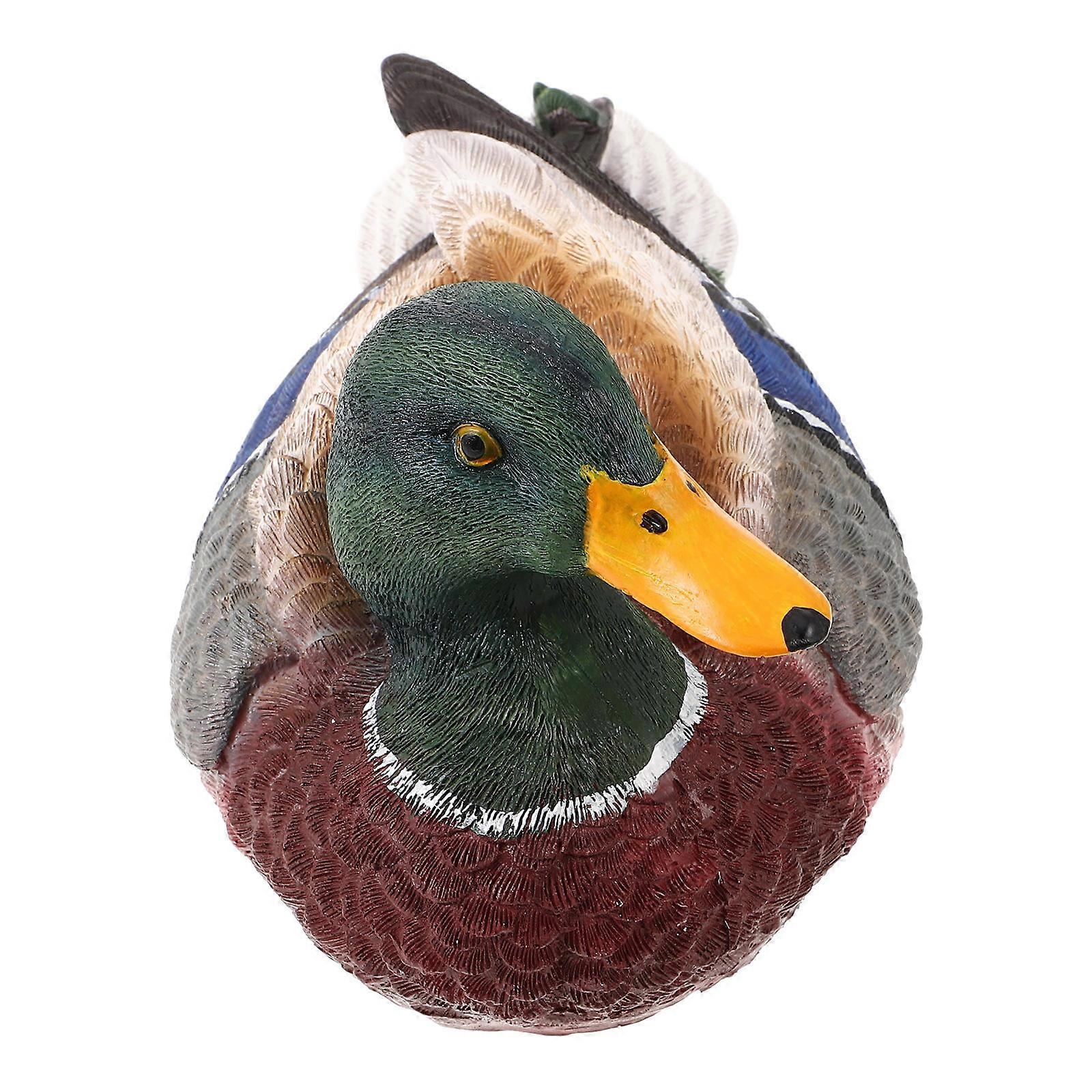 Balcony Ducks Statue, Resin Craftsmanship, Versatile Decoration Option