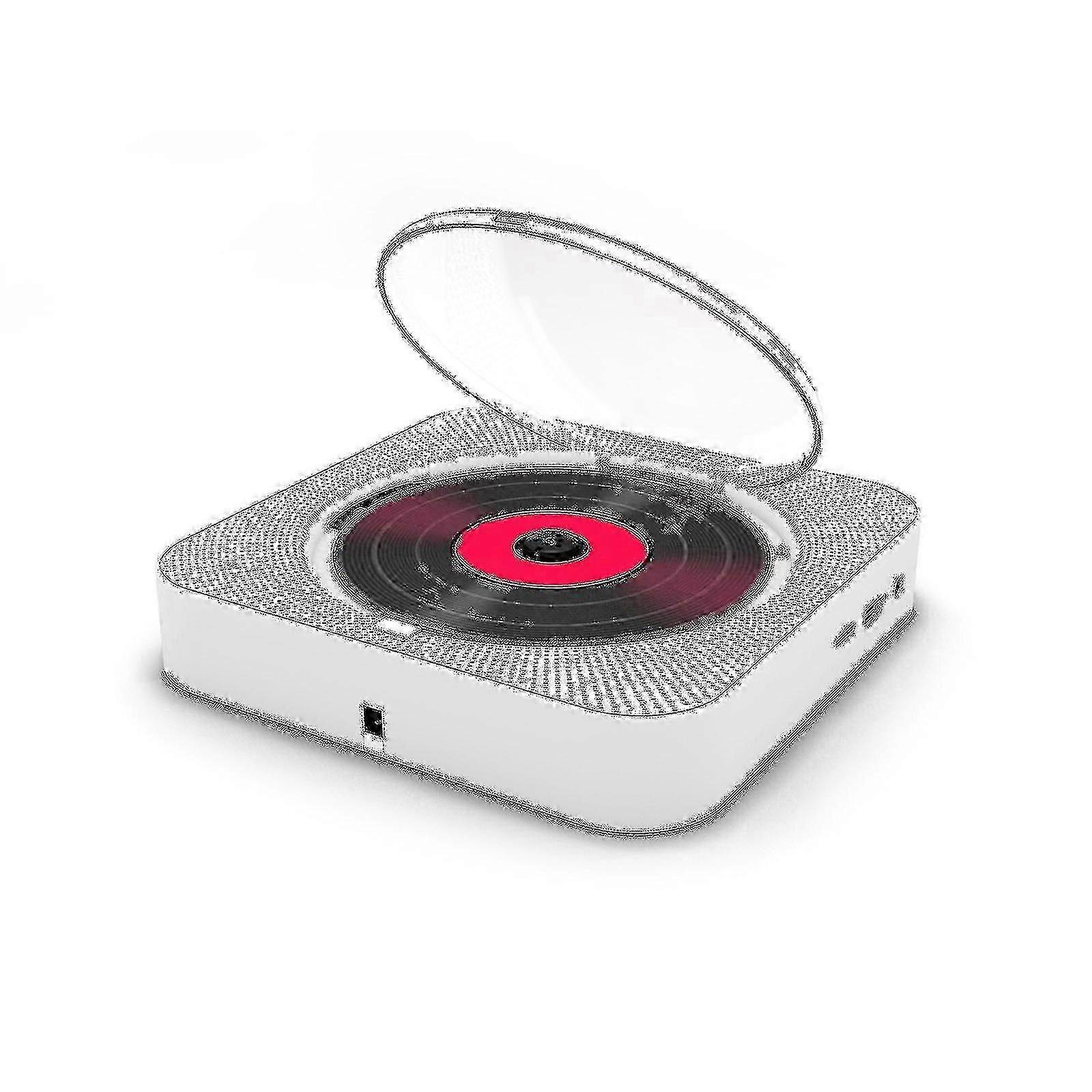Portable Cd Player Bluetooth Speaker Stereo Cd Players Led Screen Wall Mountable Cd Music Player With Ir Remote Control Fm Radio 2025