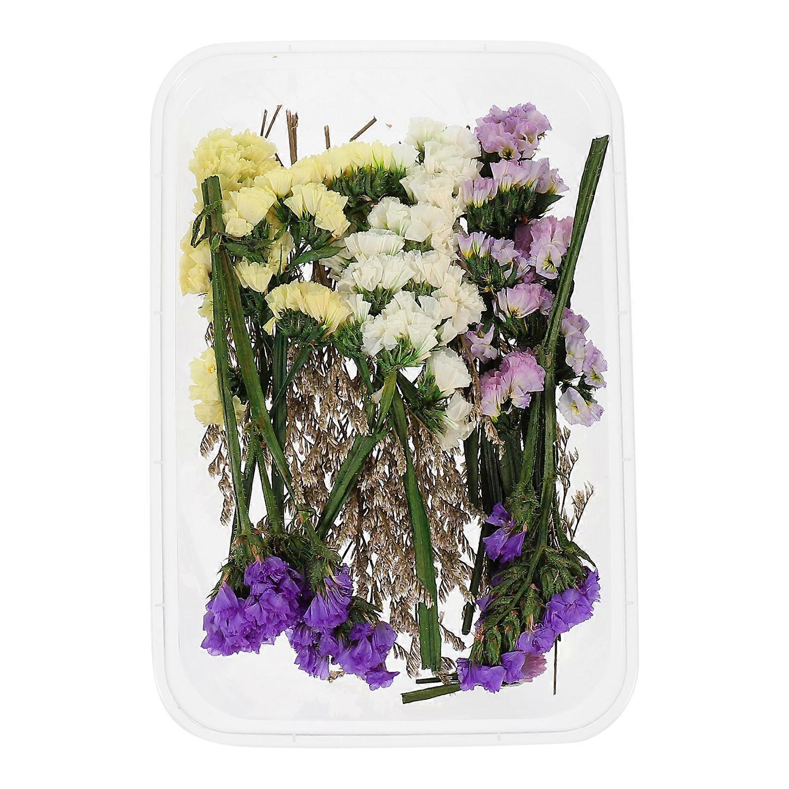 Fleurs séchées pour centres de table avec bougies flottantes, composition florale décorative à faire soi-même pour mariages, fêtes et tables à manger, romantique activées par l'eau